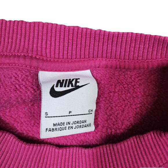 Nike Pink Center Swoosh Sweatshirt - Picture 4 of 5